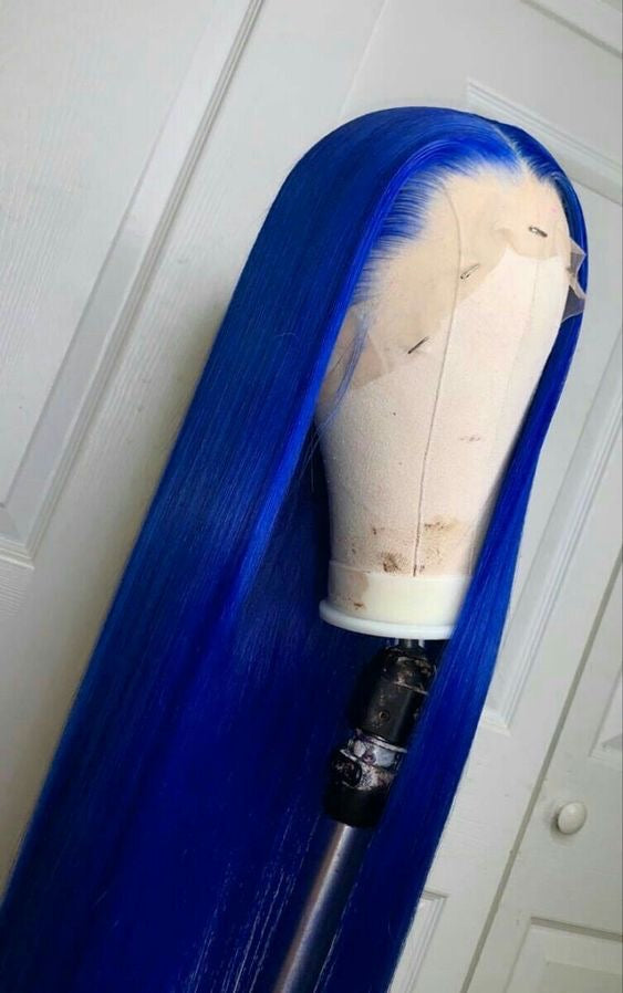 Royal Sapphire Sleek Wig – Royal Blue | 13x6 HD Lace | 220 Density 💙✨