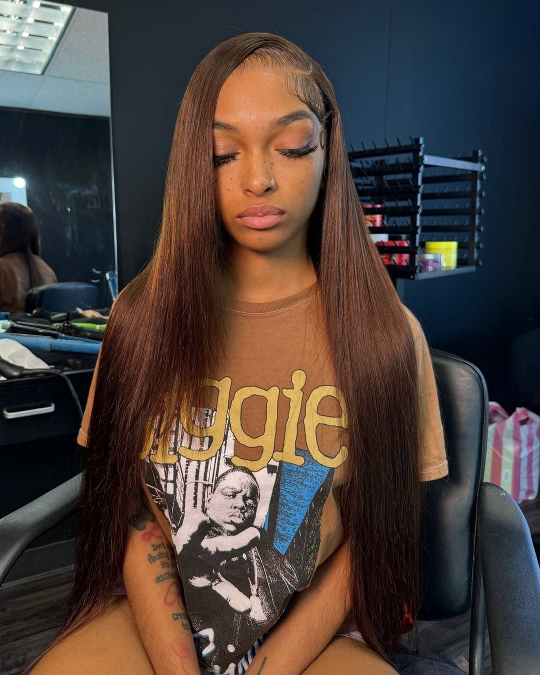 Baddie on a Budget Chocolate Straight Wig - 13x4 HD Lace | 200 Density 🍫✨