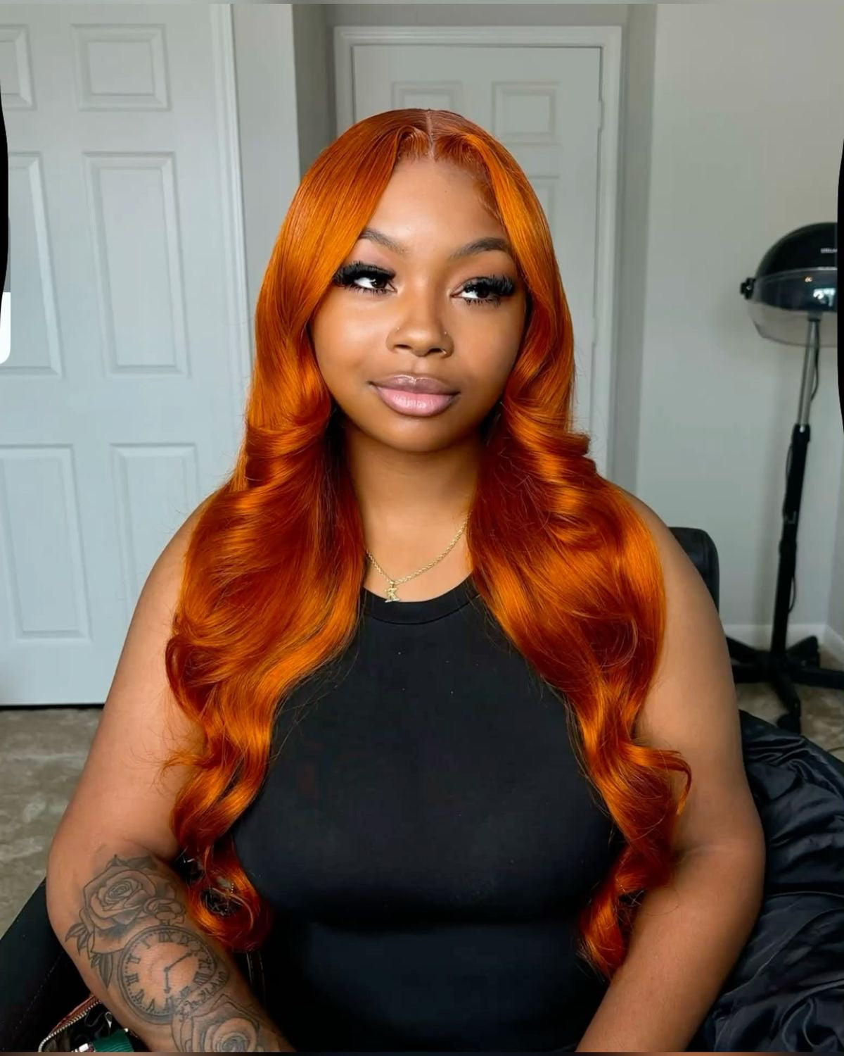Baddie on a Budget Ginger Wave Wig – 13x6 HD Lace | 200 Density 🔥🧡