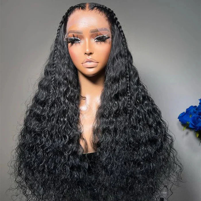 Baddie on a Budget Black Deep Wave Wig – 13x6 HD Lace | 200 Density 🌊✨