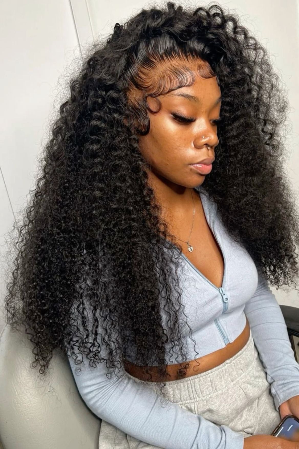 Baddie on a Budget Black Deep Wave Wig – 13x6 HD Lace | 200 Density 🌊✨