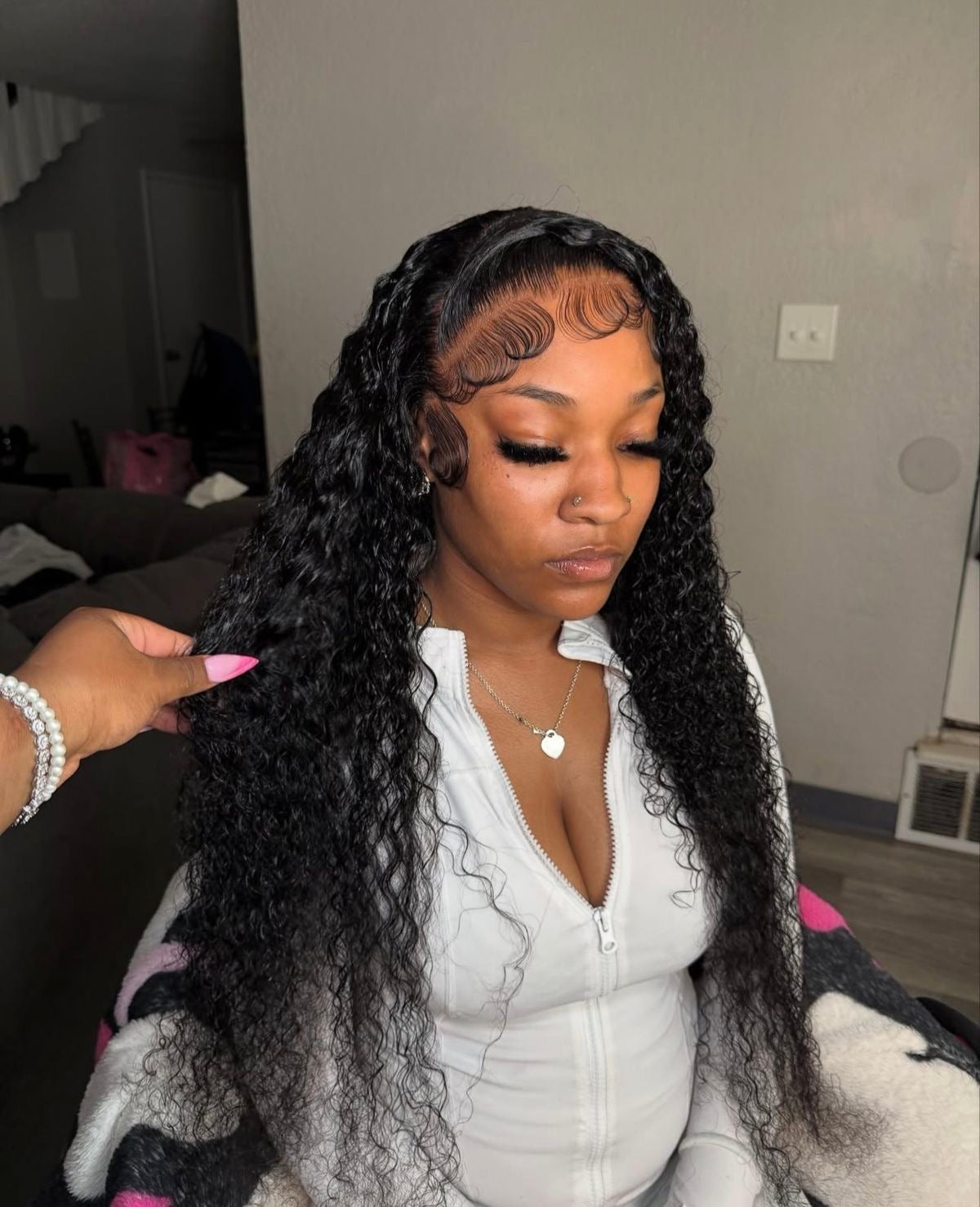 Baddie on a Budget Black Deep Wave Wig – 13x6 HD Lace | 200 Density 🌊✨