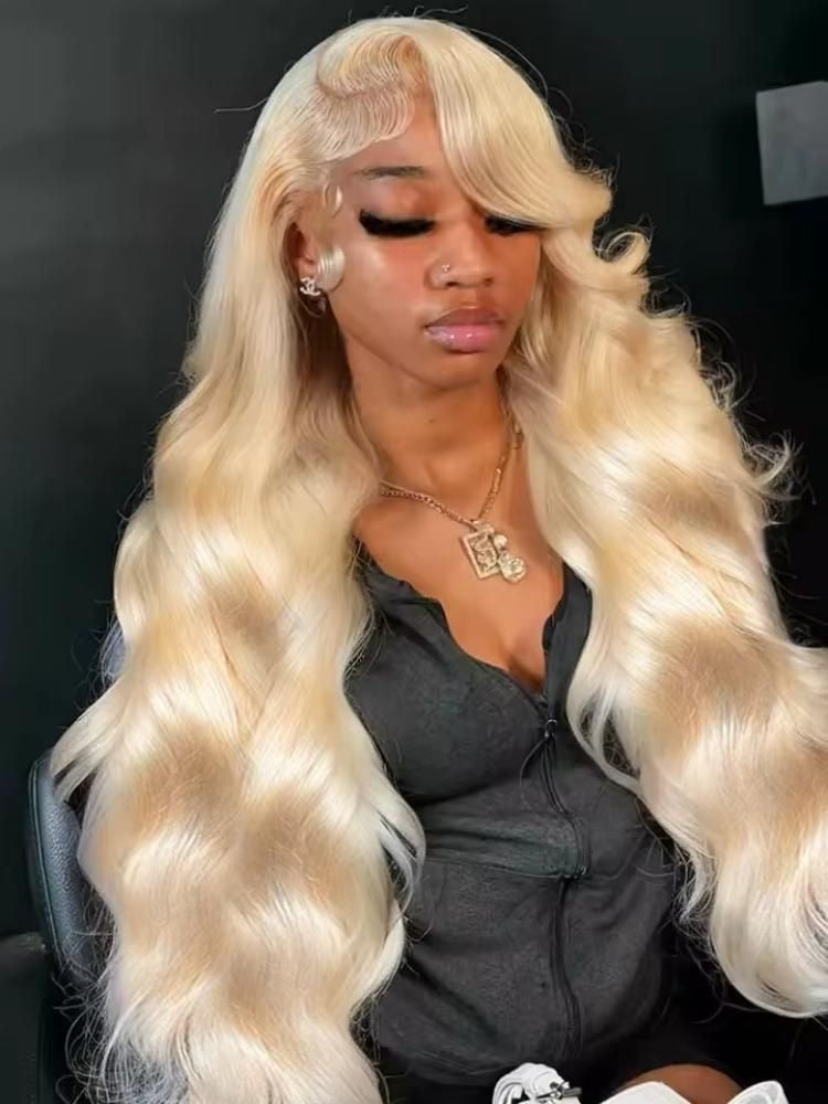 Baddie on a Budget Platinum Wig – 613 | 13x6 HD Lace | 220 Density 💎✨