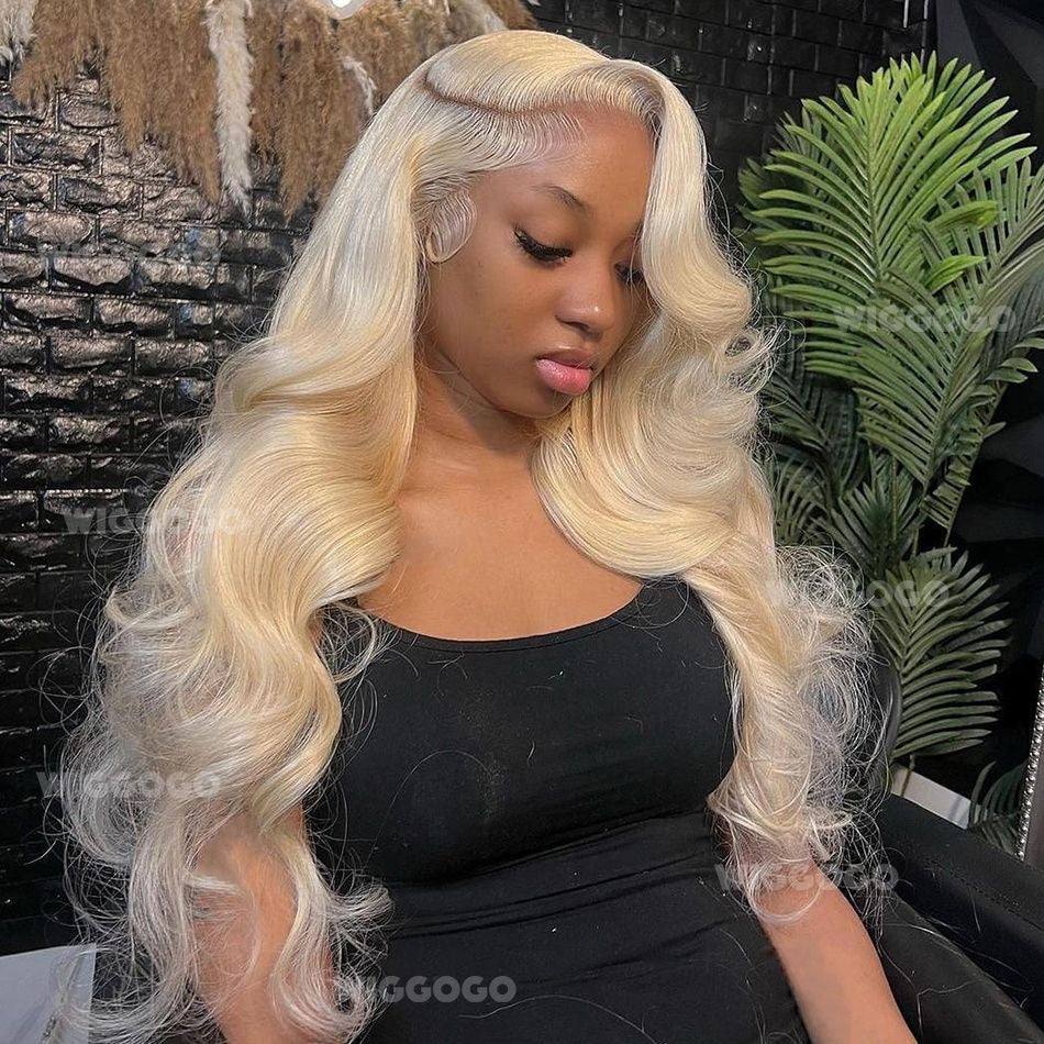 Baddie on a Budget Platinum Wig – 613 | 13x6 HD Lace | 220 Density 💎✨
