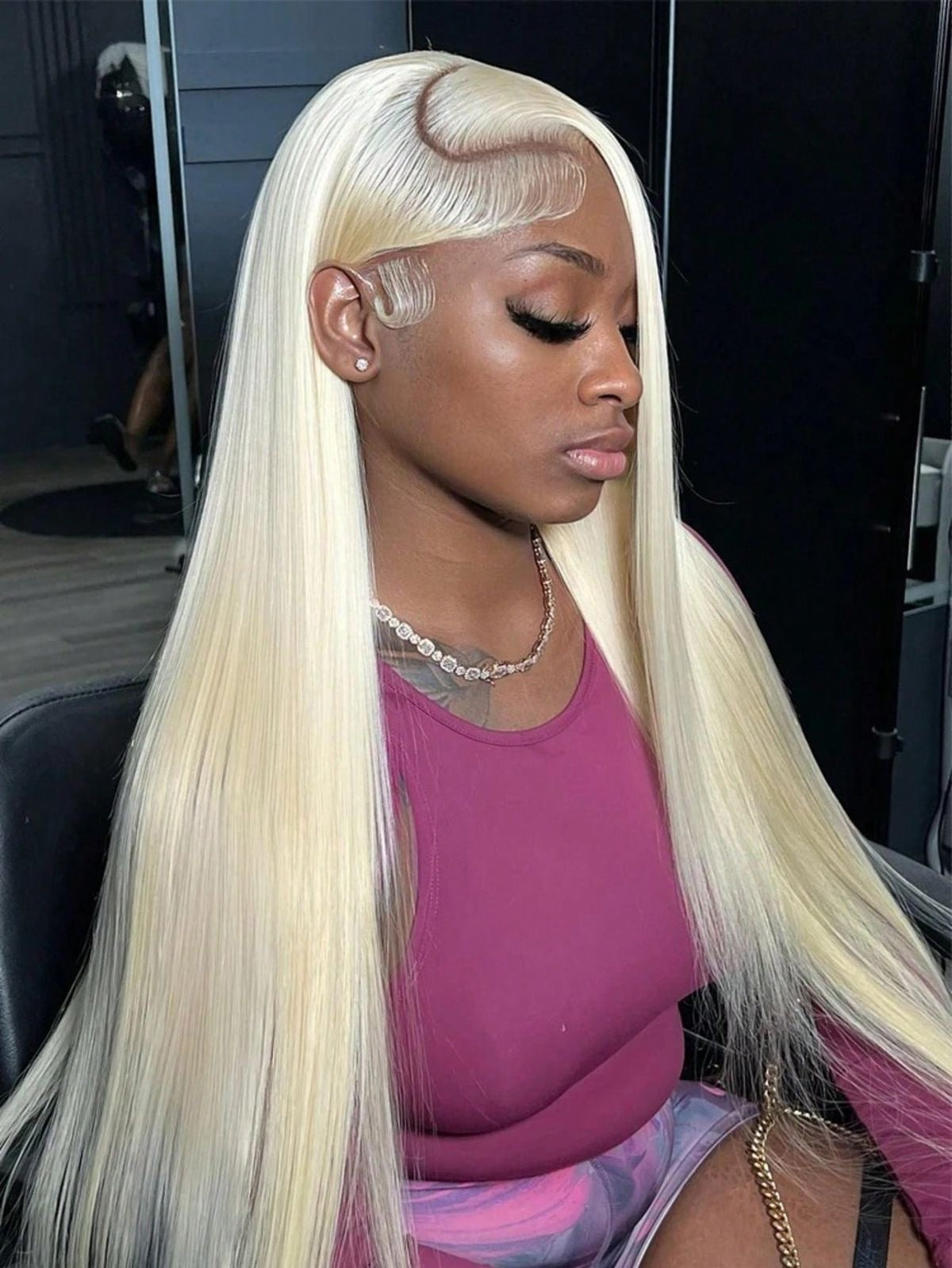 Baddie on a Budget Platinum Wig – 613 | 13x6 HD Lace | 220 Density 💎✨