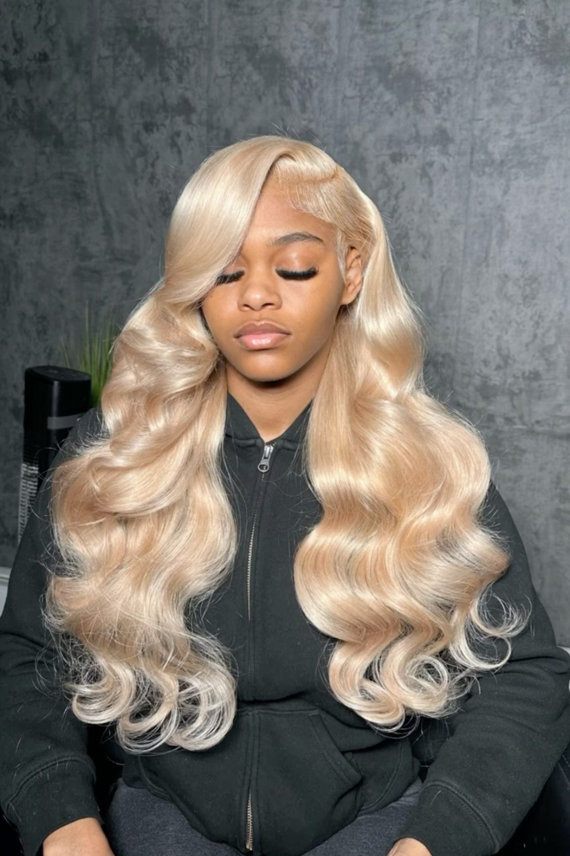 Baddie on a Budget Icy Blonde Wig – Toned 613 | 13x6 HD Lace | 220 Density ❄️✨