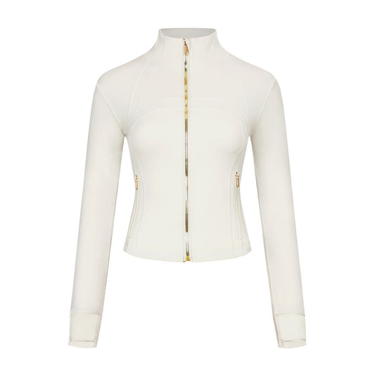 Bxrbie Define Cropped Jacket- Nude Collection