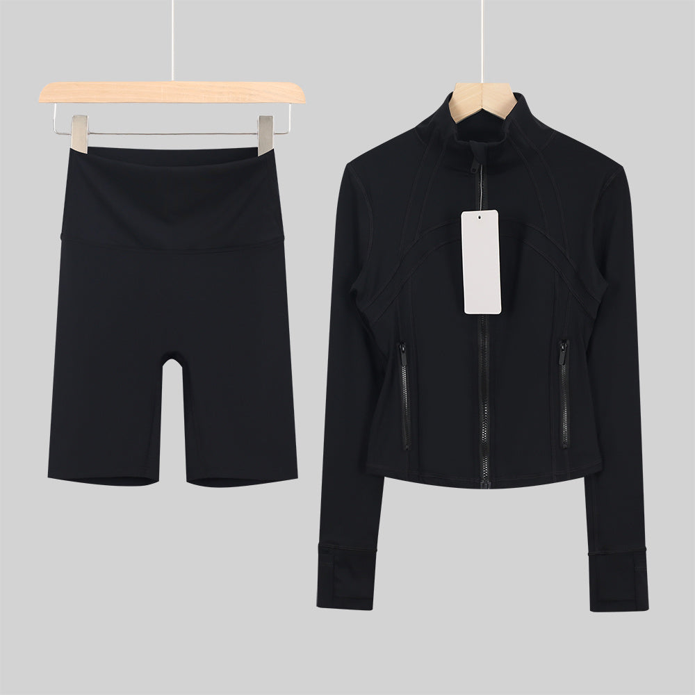 Bxrbie Define Cropped Jacket & Shorts Set