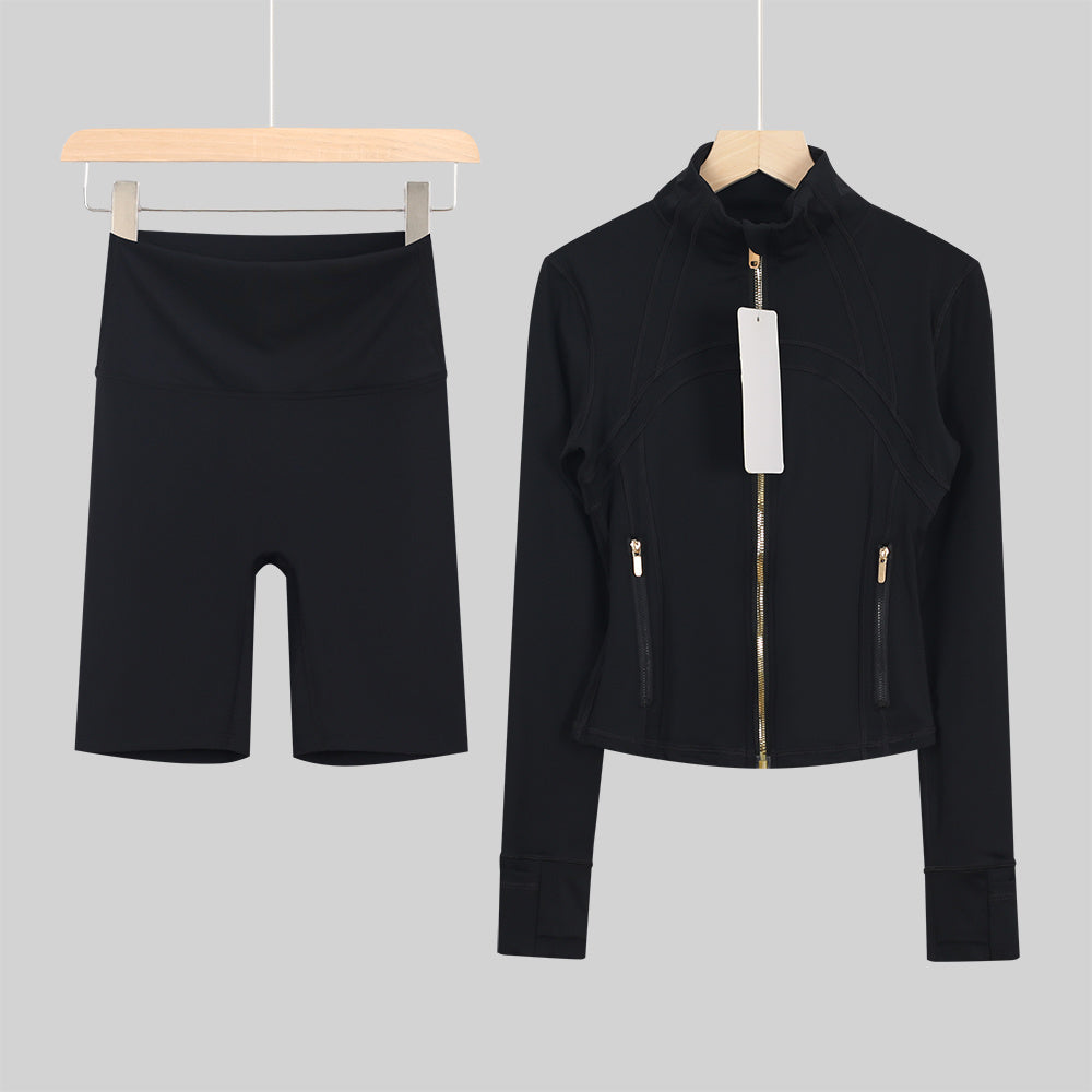 Bxrbie Define Cropped Jacket & Shorts Set