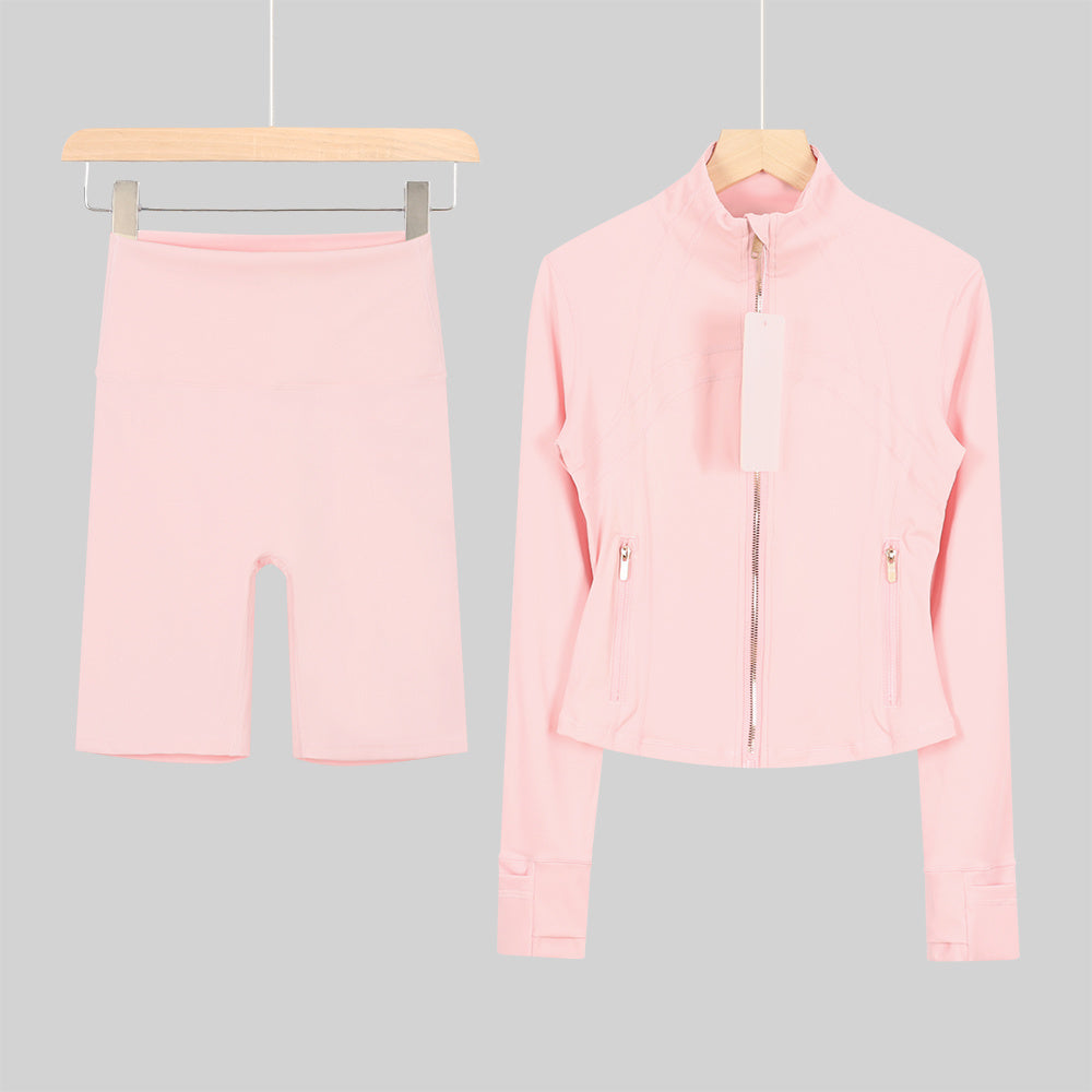 Bxrbie Define Cropped Jacket & Shorts Set