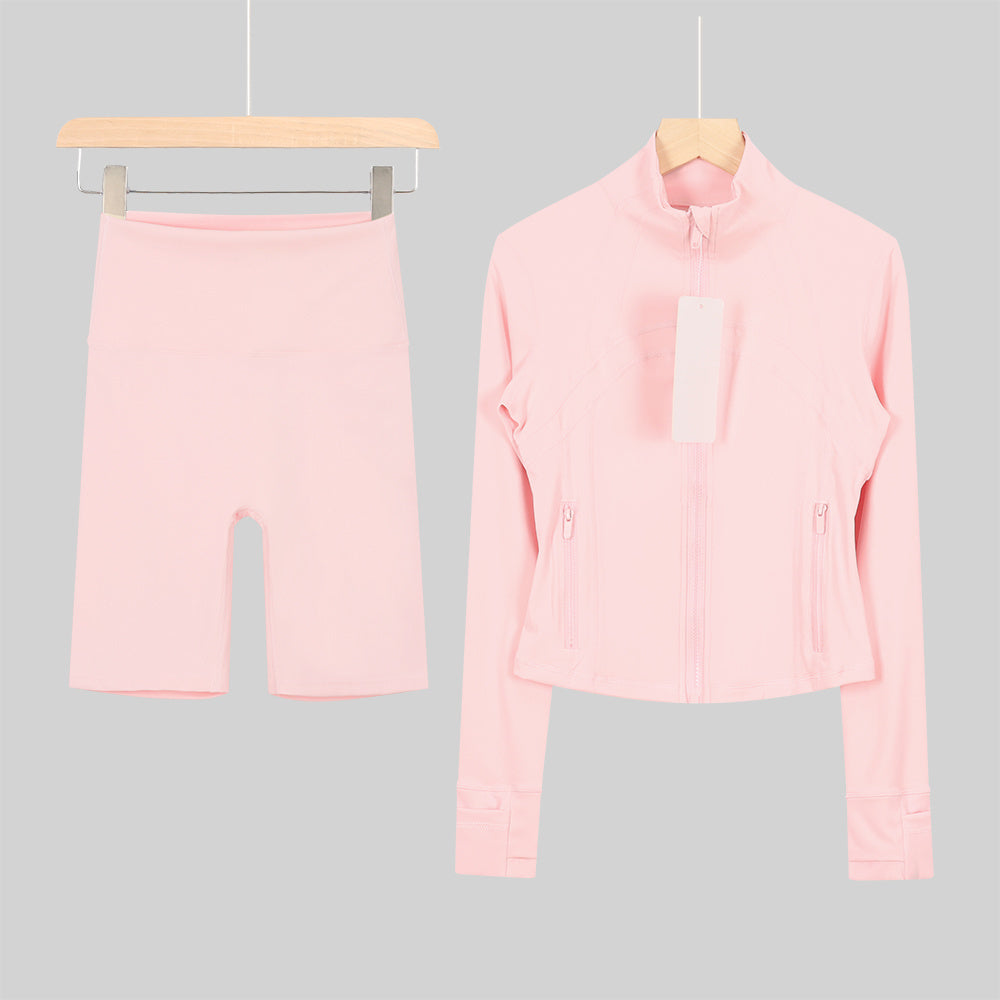 Bxrbie Define Cropped Jacket & Shorts Set