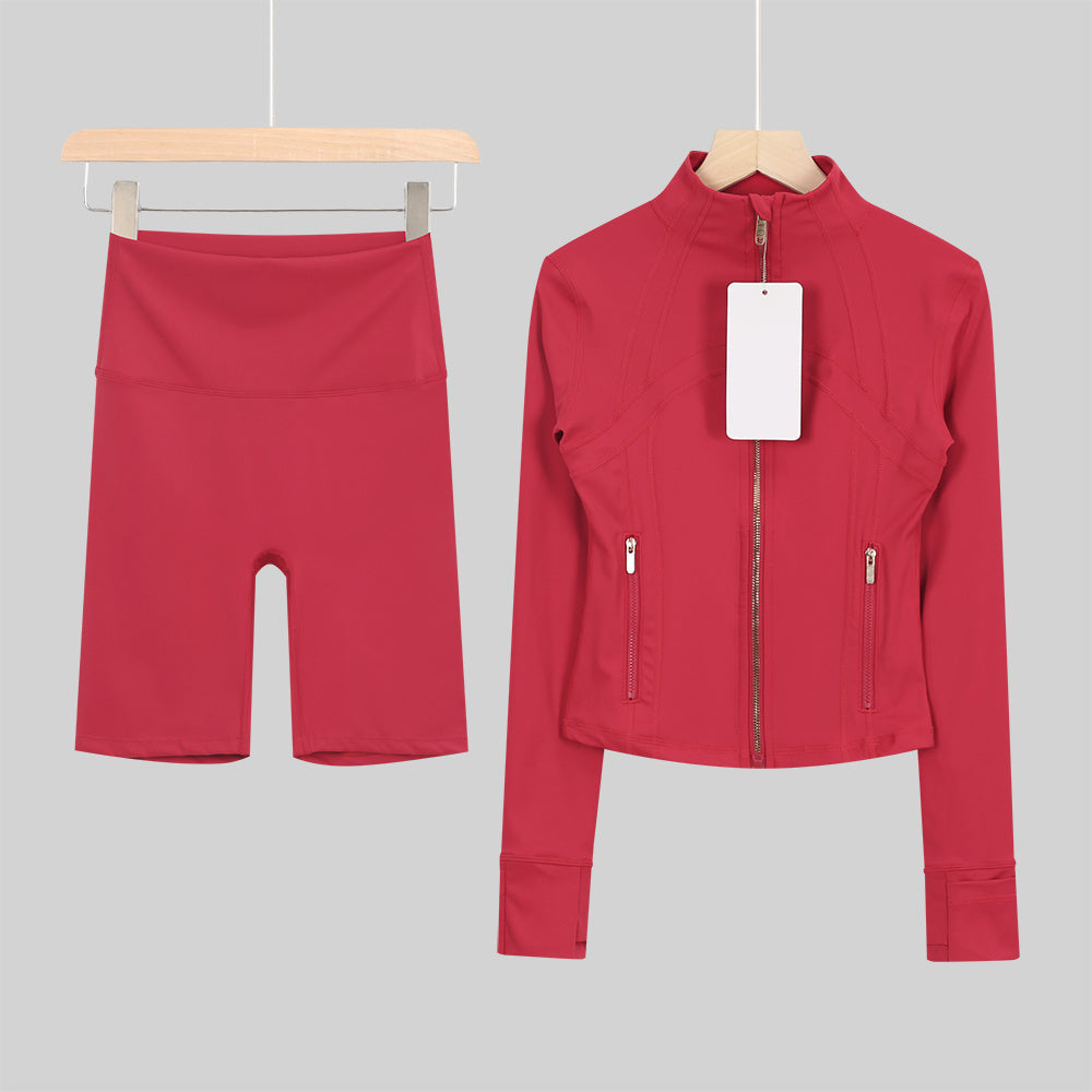 Bxrbie Define Cropped Jacket & Shorts Set