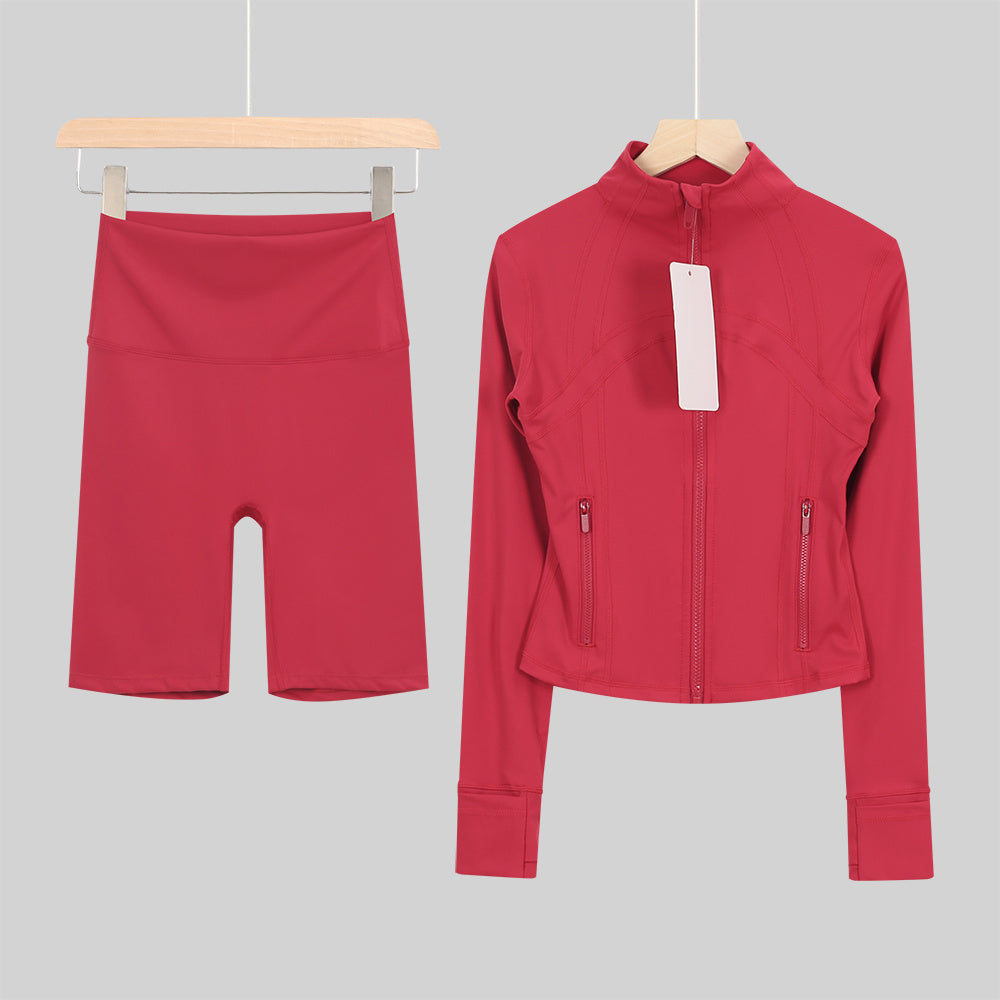 Bxrbie Define Cropped Jacket & Shorts Set