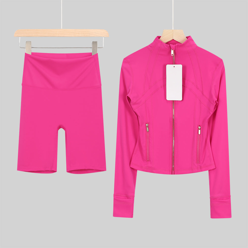 Bxrbie Define Cropped Jacket & Shorts Set