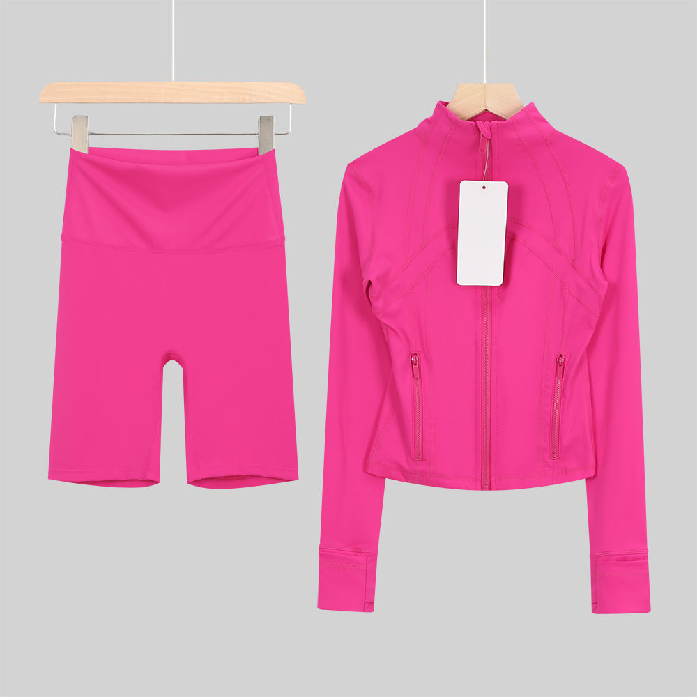 Bxrbie Define Cropped Jacket & Shorts Set
