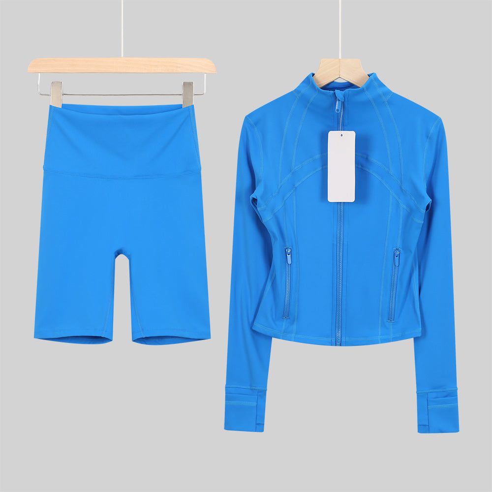 Bxrbie Define Cropped Jacket & Shorts Set