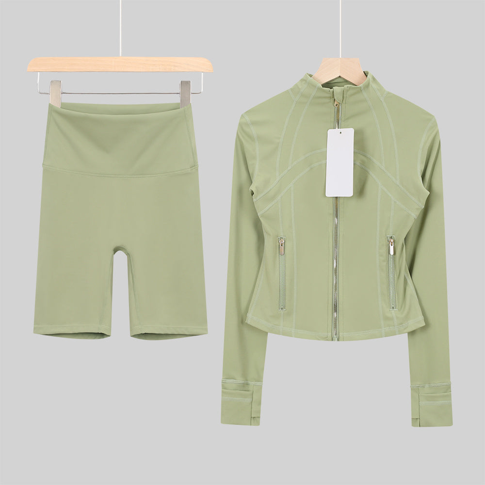 Bxrbie Define Cropped Jacket & Shorts Set