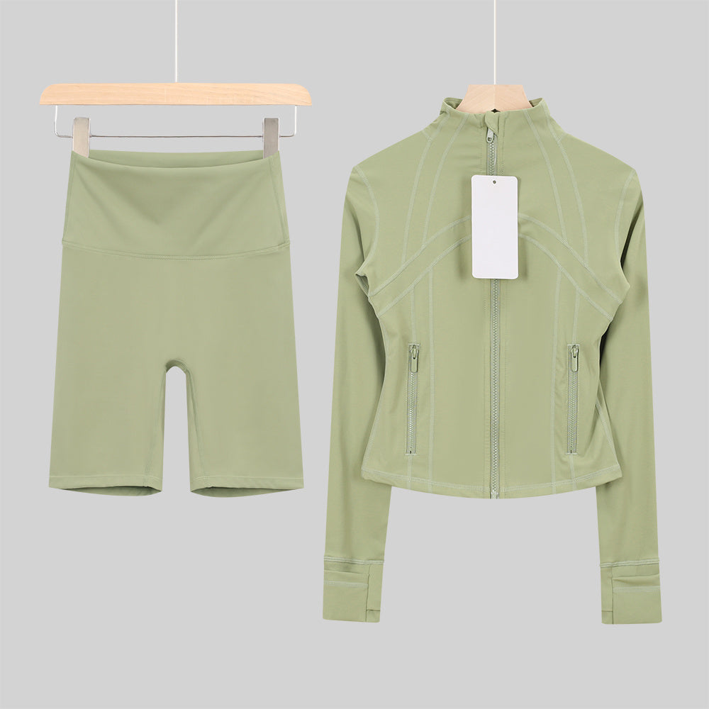 Bxrbie Define Cropped Jacket & Shorts Set