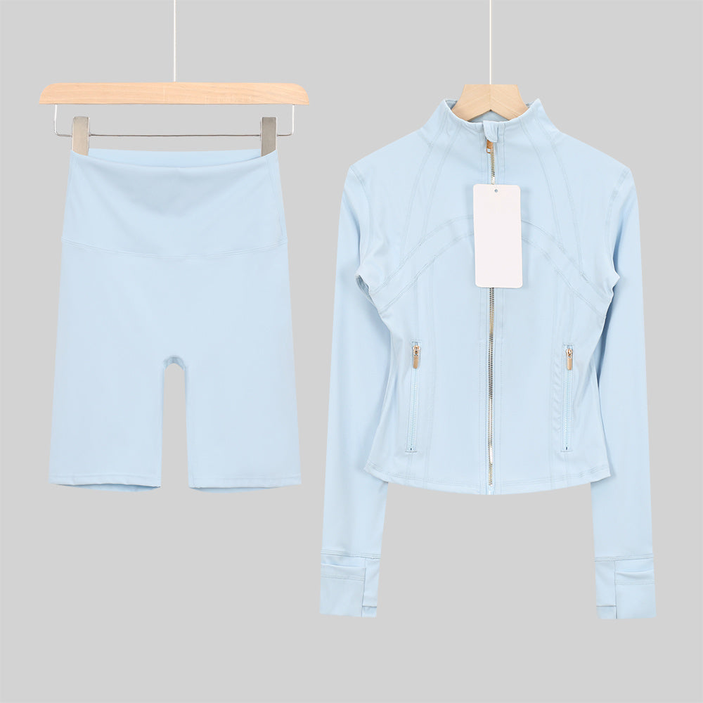 Bxrbie Define Cropped Jacket & Shorts Set