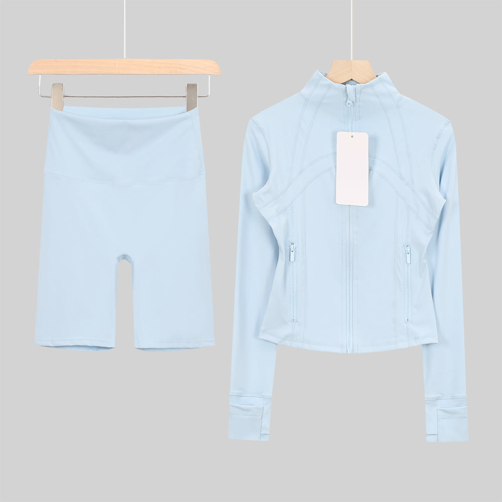 Bxrbie Define Cropped Jacket & Shorts Set