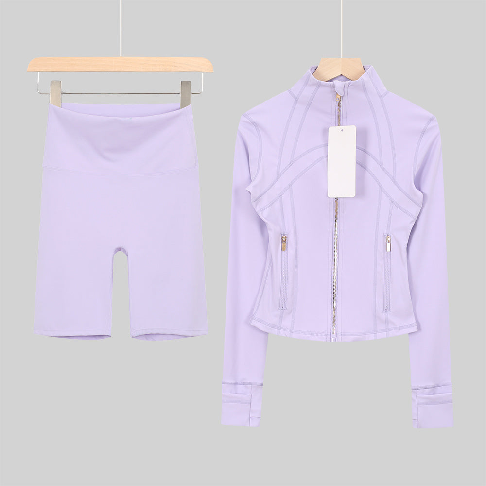 Bxrbie Define Cropped Jacket & Shorts Set