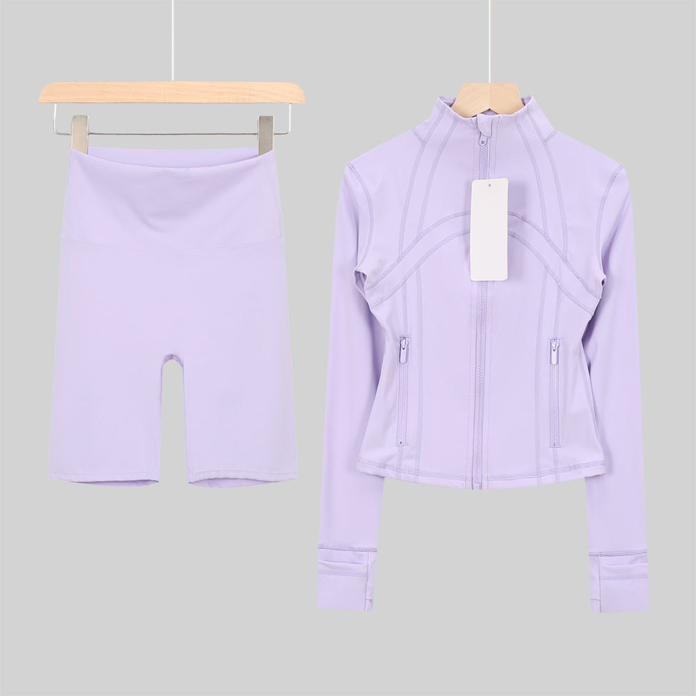 Bxrbie Define Cropped Jacket & Shorts Set
