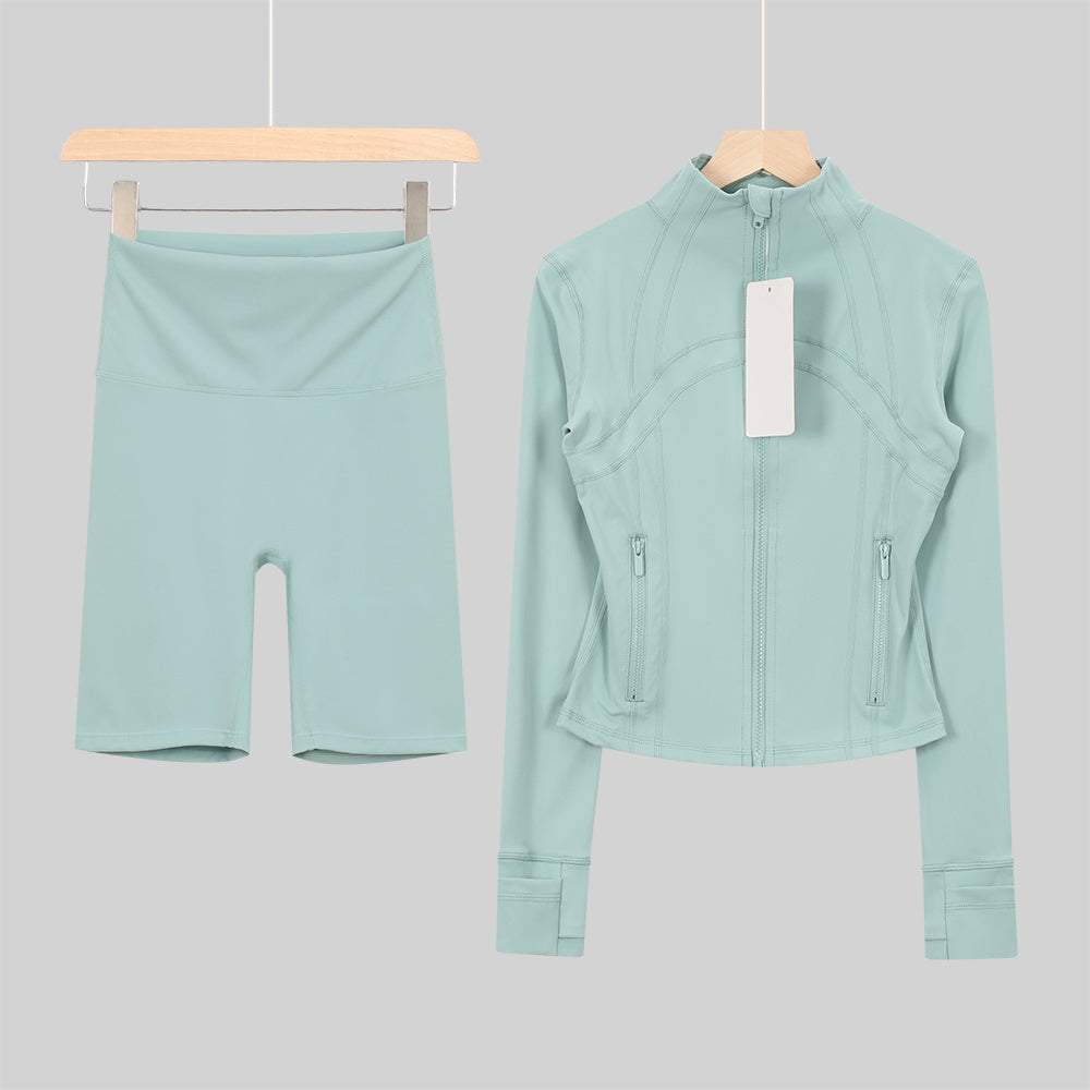 Bxrbie Define Cropped Jacket & Shorts Set