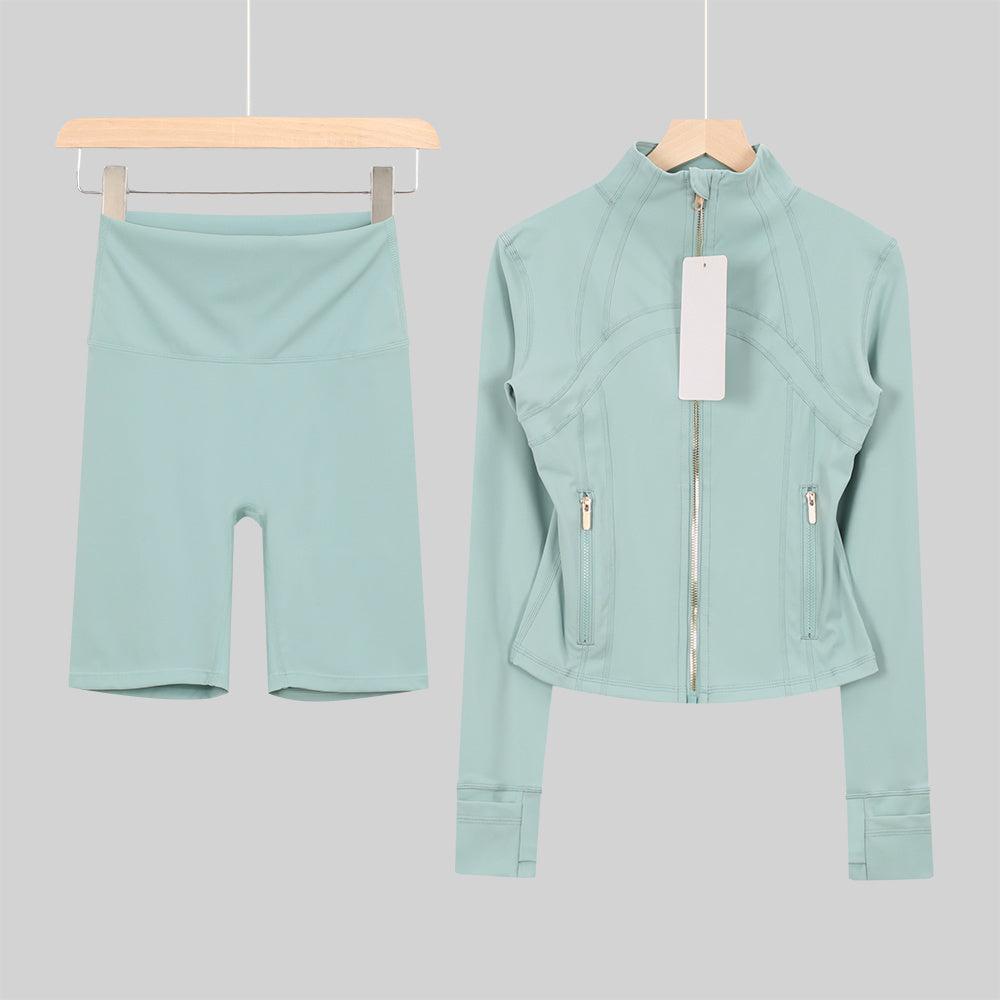 Bxrbie Define Cropped Jacket & Shorts Set