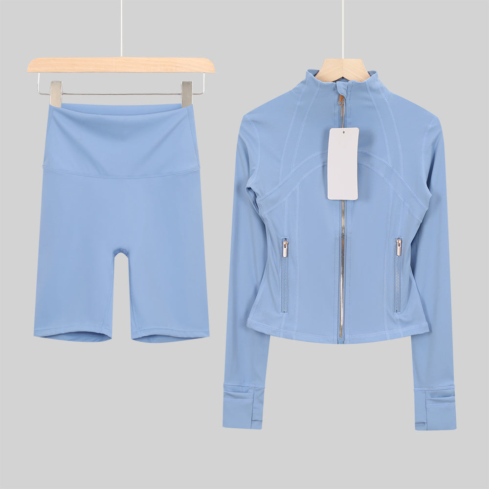 Bxrbie Define Cropped Jacket & Shorts Set