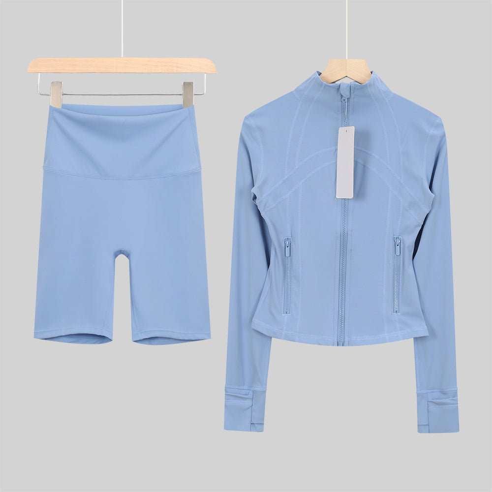 Bxrbie Define Cropped Jacket & Shorts Set