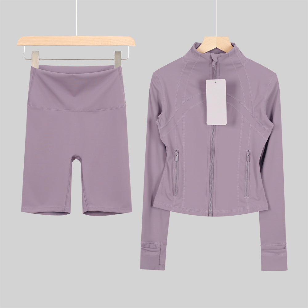 Bxrbie Define Cropped Jacket & Shorts Set