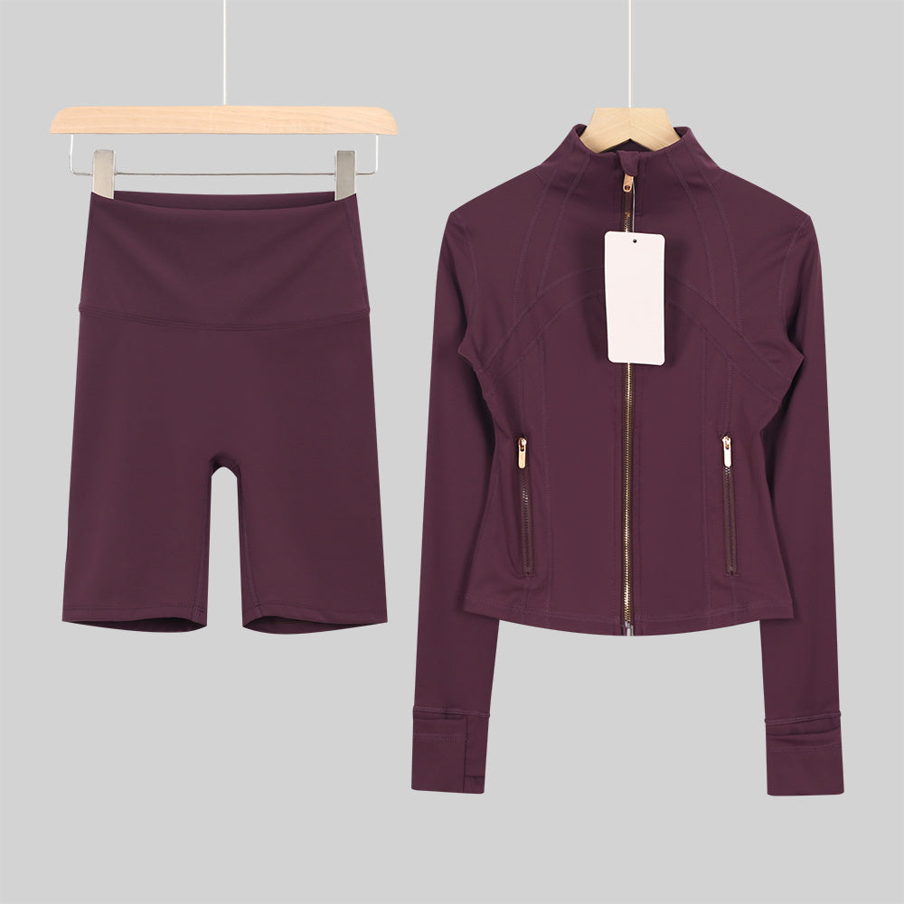 Bxrbie Define Cropped Jacket & Shorts Set
