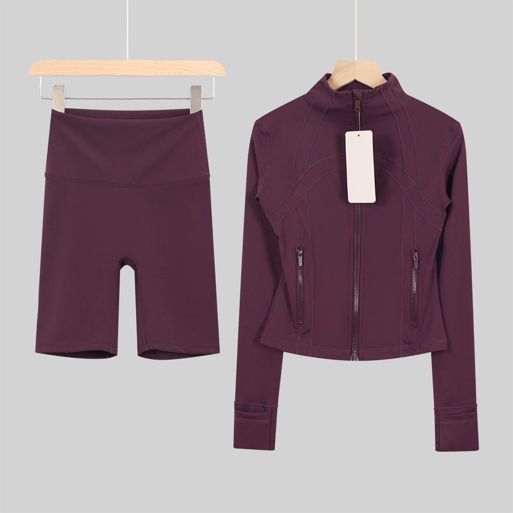 Bxrbie Define Cropped Jacket & Shorts Set