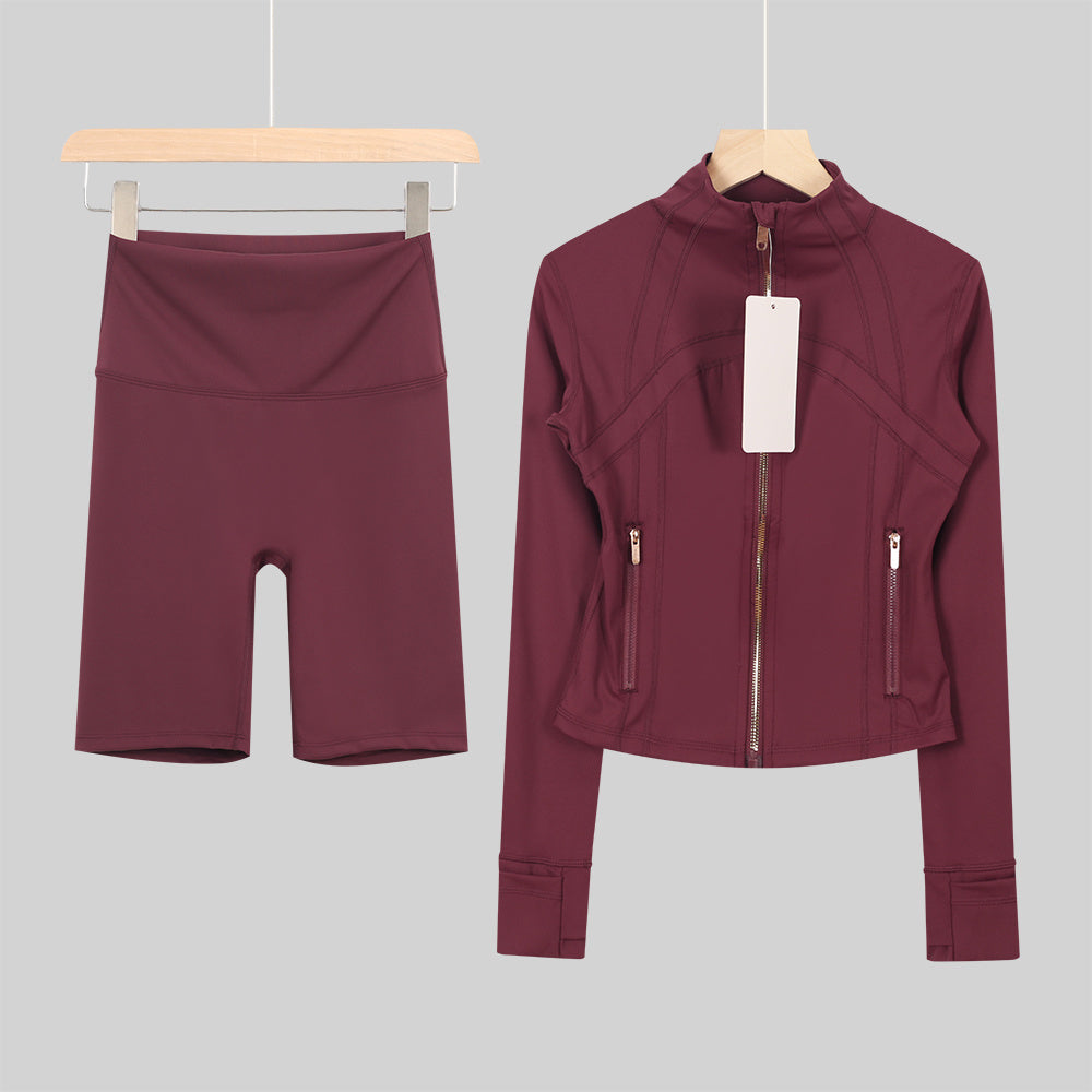 Bxrbie Define Cropped Jacket & Shorts Set