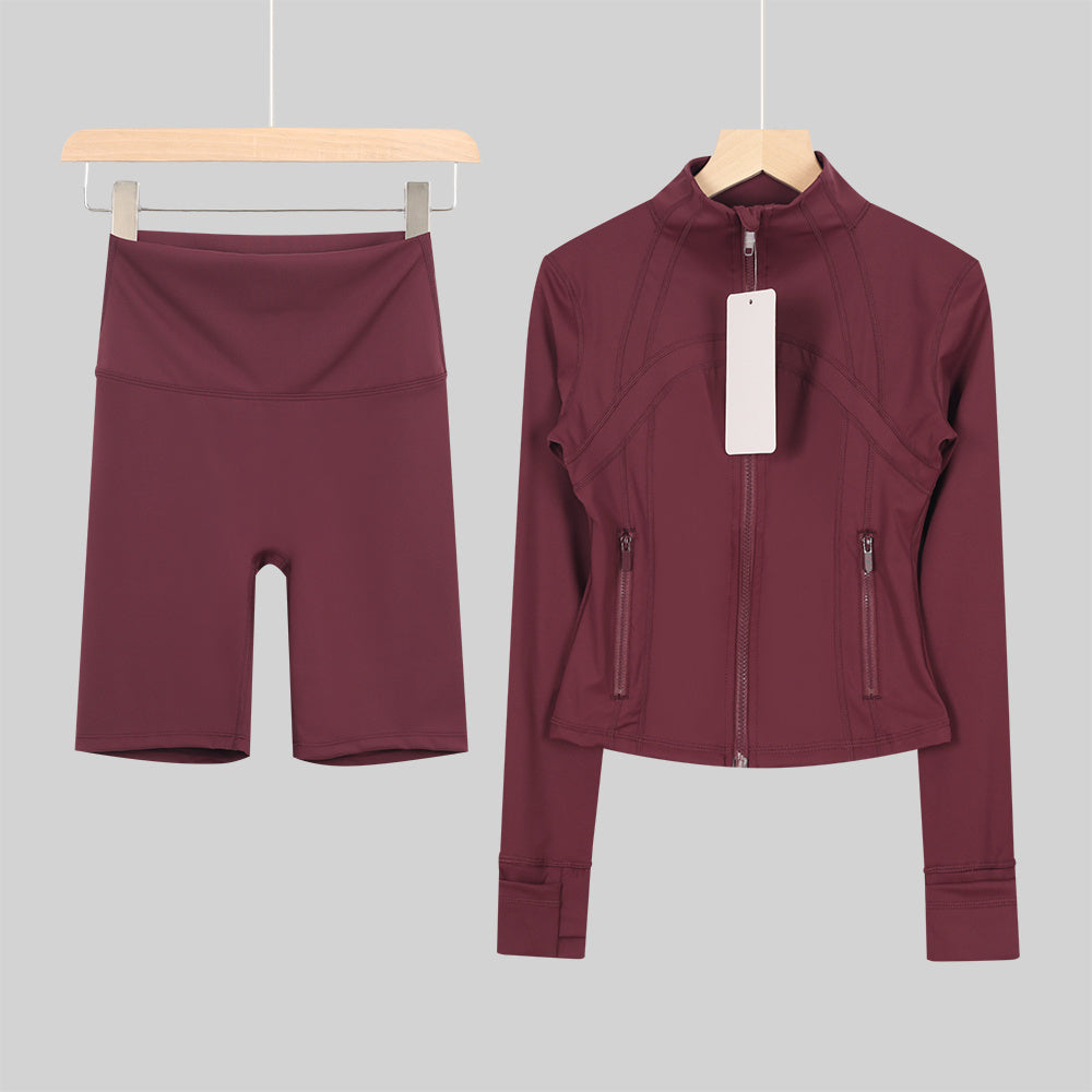 Bxrbie Define Cropped Jacket & Shorts Set