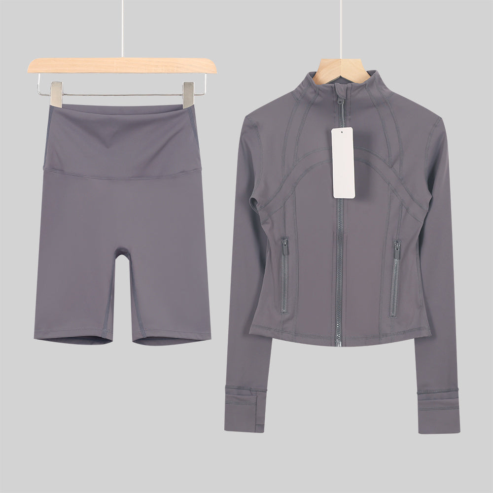 Bxrbie Define Cropped Jacket & Shorts Set