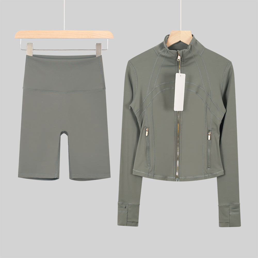 Bxrbie Define Cropped Jacket & Shorts Set