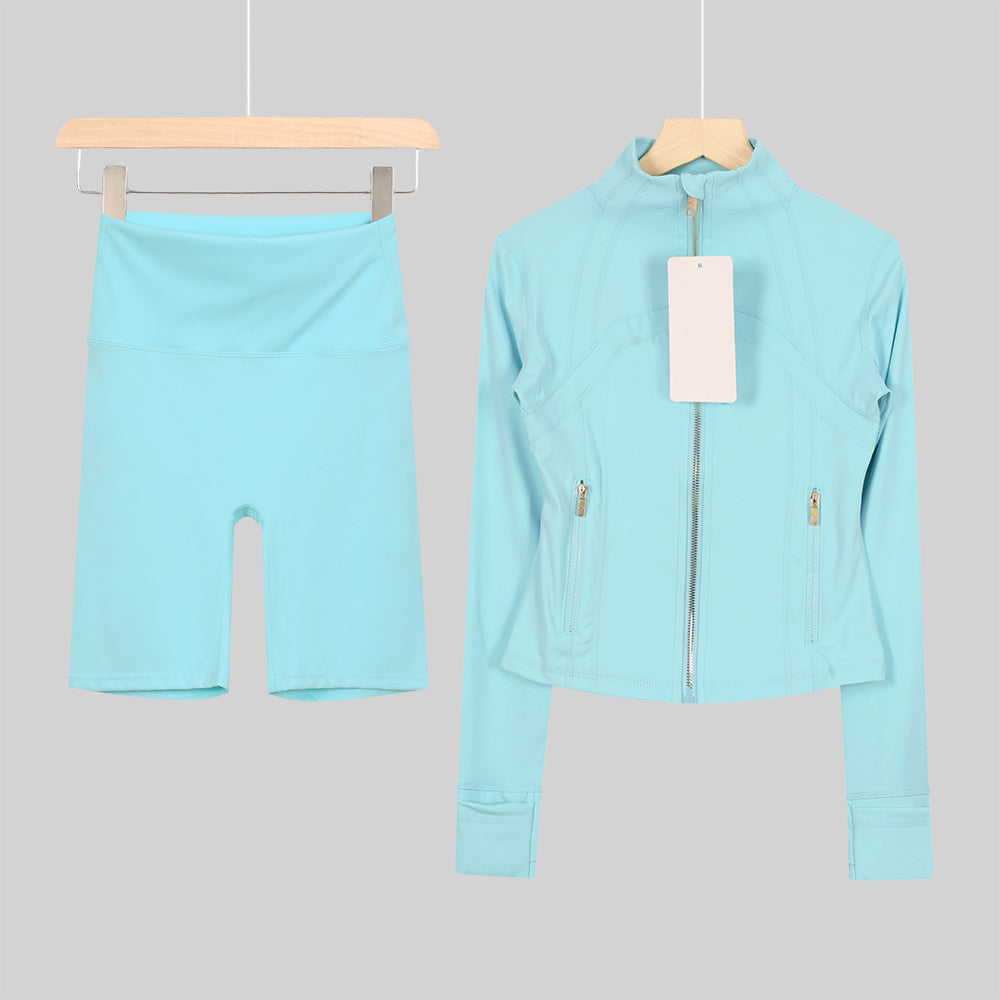 Bxrbie Define Cropped Jacket & Shorts Set