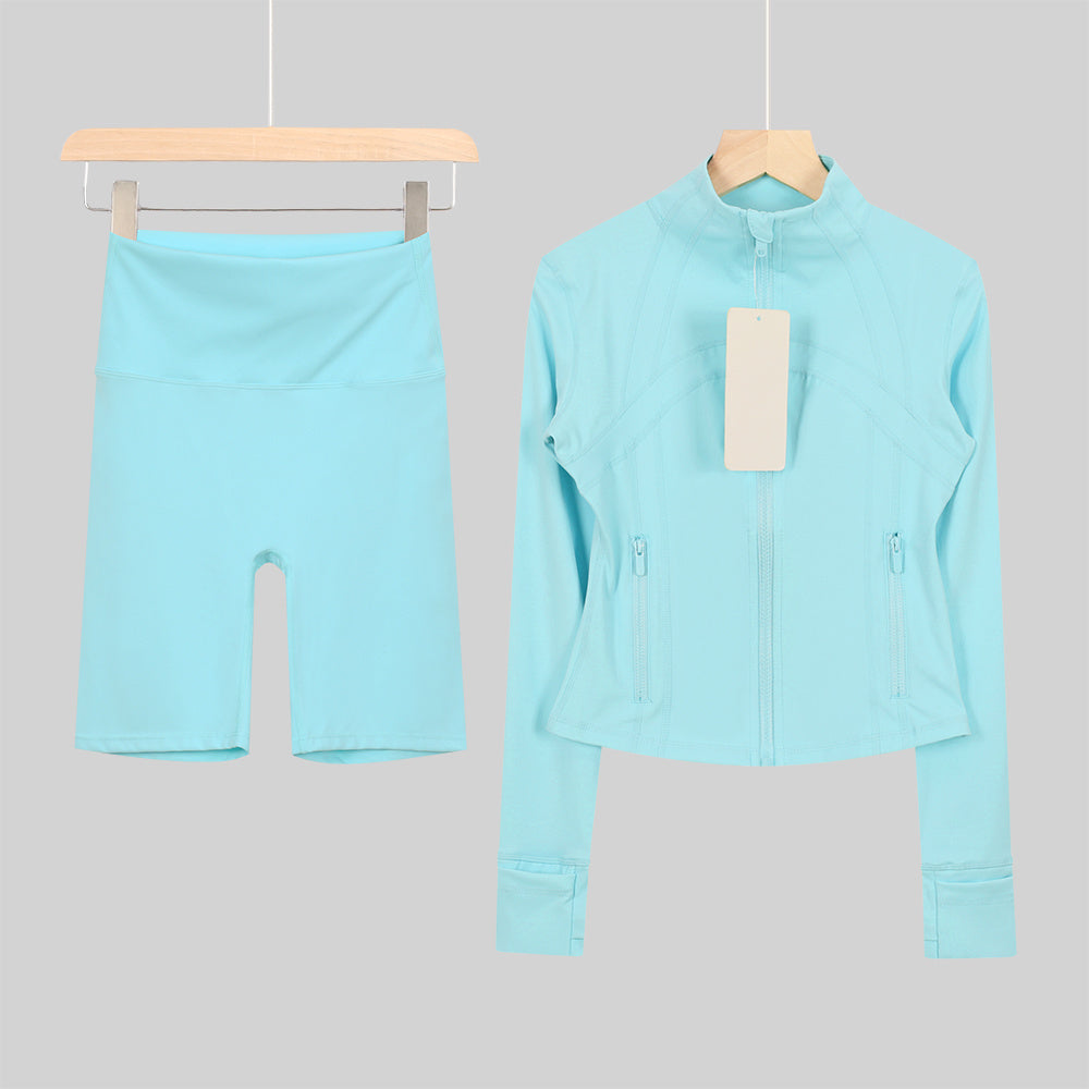 Bxrbie Define Cropped Jacket & Shorts Set