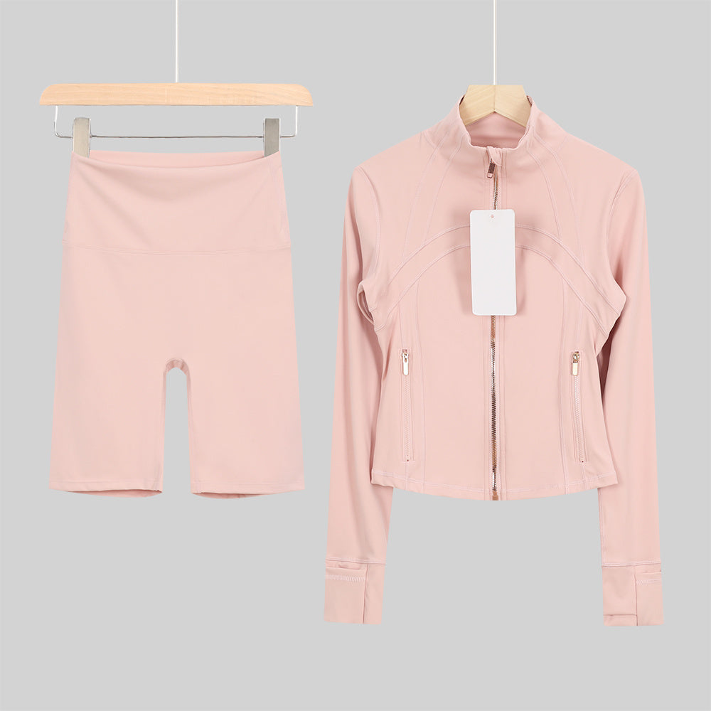 Bxrbie Define Cropped Jacket & Shorts Set