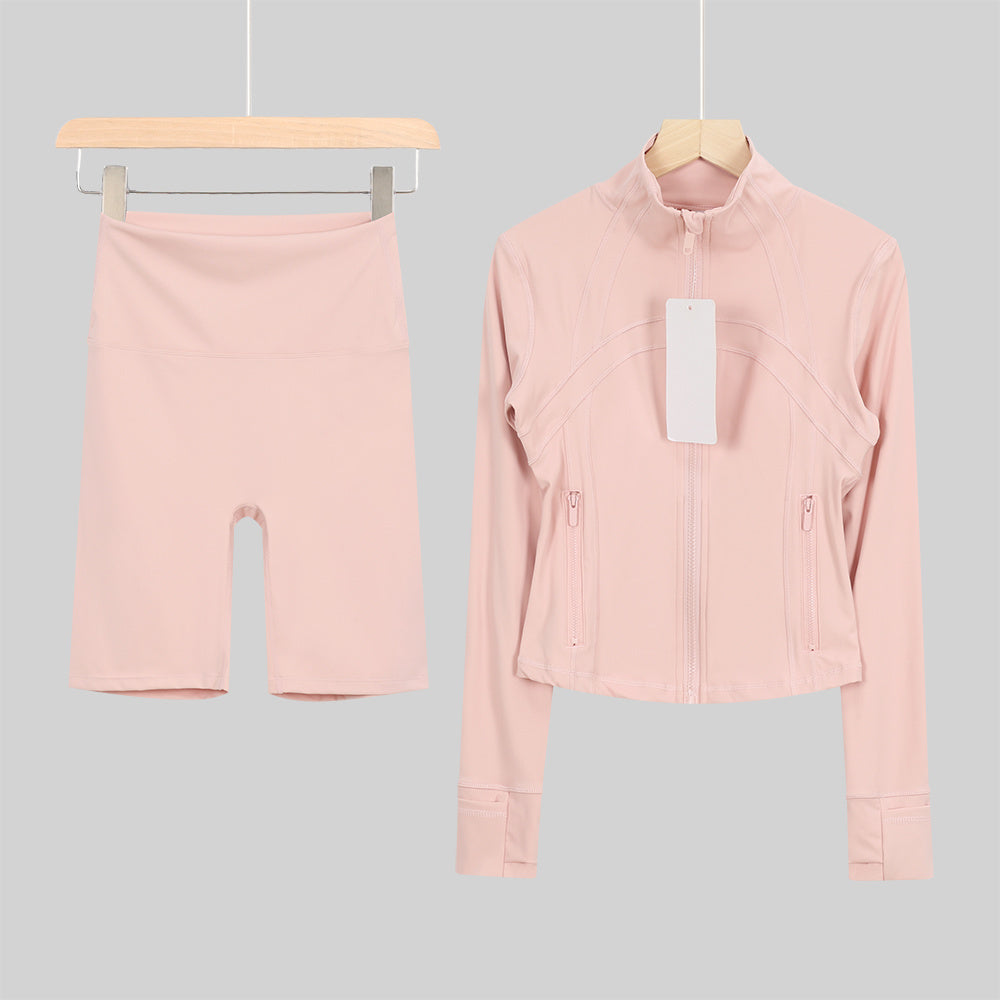 Bxrbie Define Cropped Jacket & Shorts Set