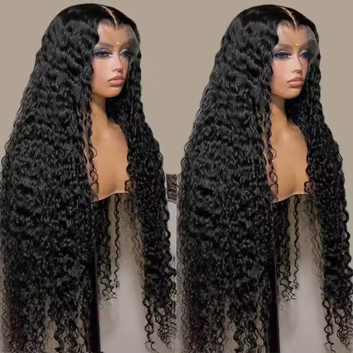 Baddie on a Budget Precut 13x6 Burmese Curly 200 Density Wig