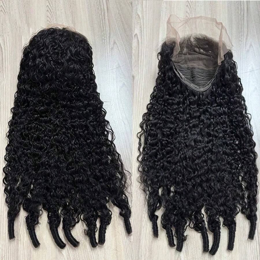 Baddie on a Budget Precut 13x6 Burmese Curly 200 Density Wig